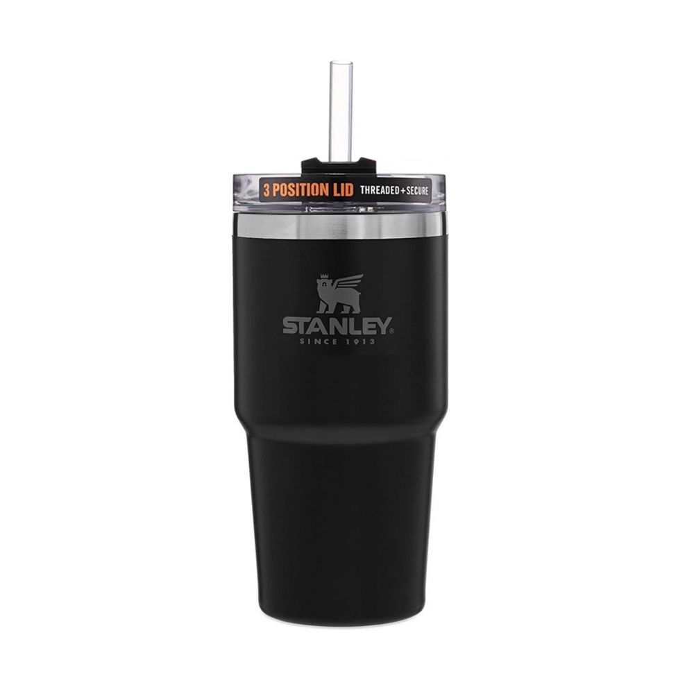 STANLEY ADVENTURE QUENCHER TUMBLER 23OZ MATT BLACK