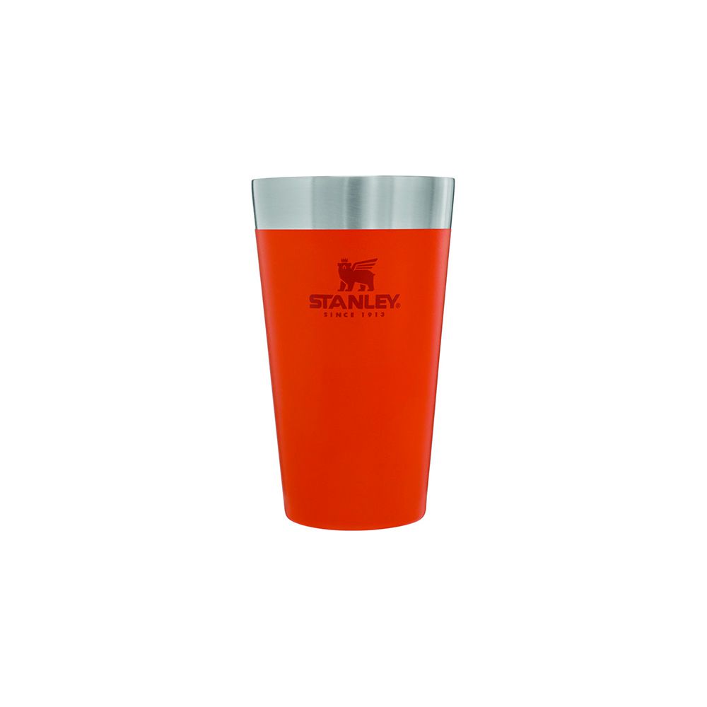 STANLEY ADVENTURE STACKING BEER PINT16OZ SIGNAL ORANGE