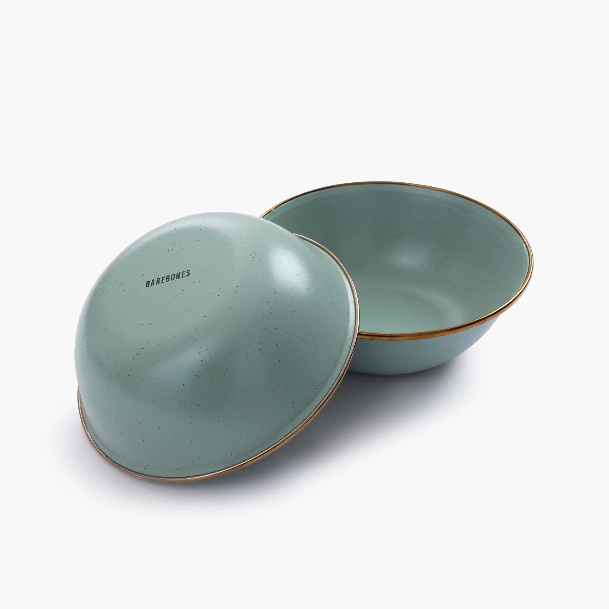 BAREBONES ENAMEL BOWL SET OF 2 [MINT]