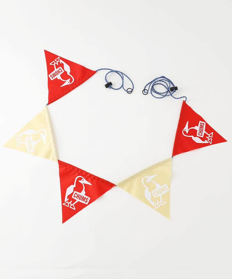 CHUMS BOOBY LOGO GARLAND RED