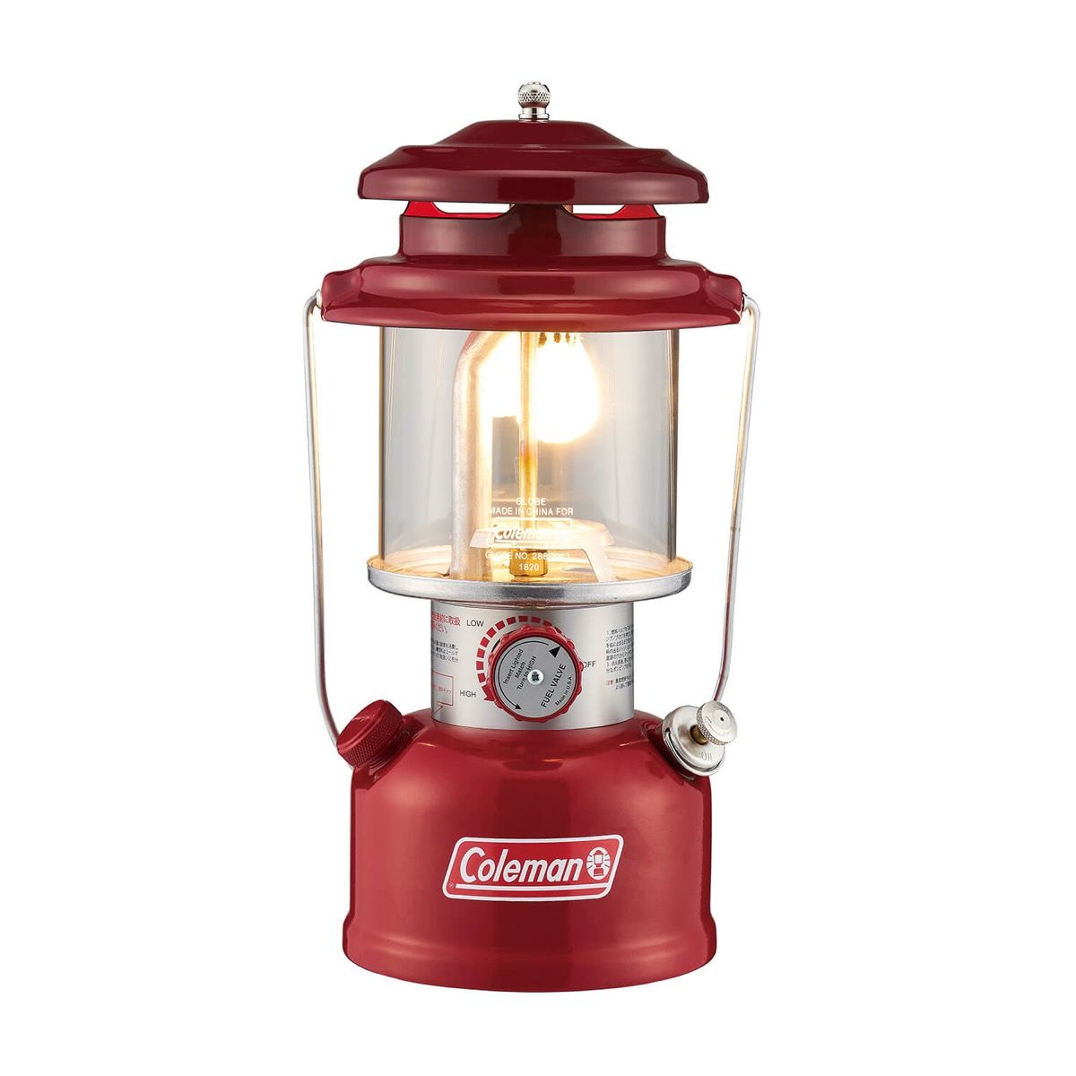 COLEMAN JAPAN ONE MANTLE LANTERN RED