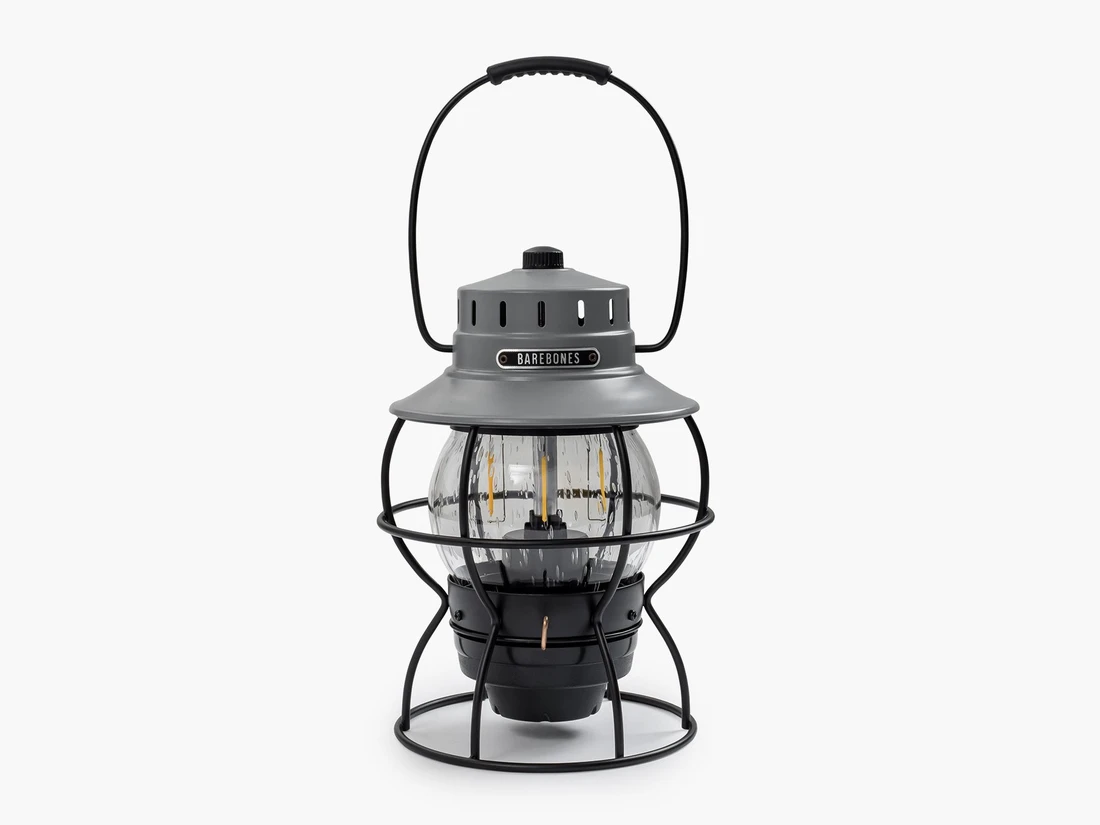 BAREBONES RAILROAD LANTERN (SLATE GRAY)