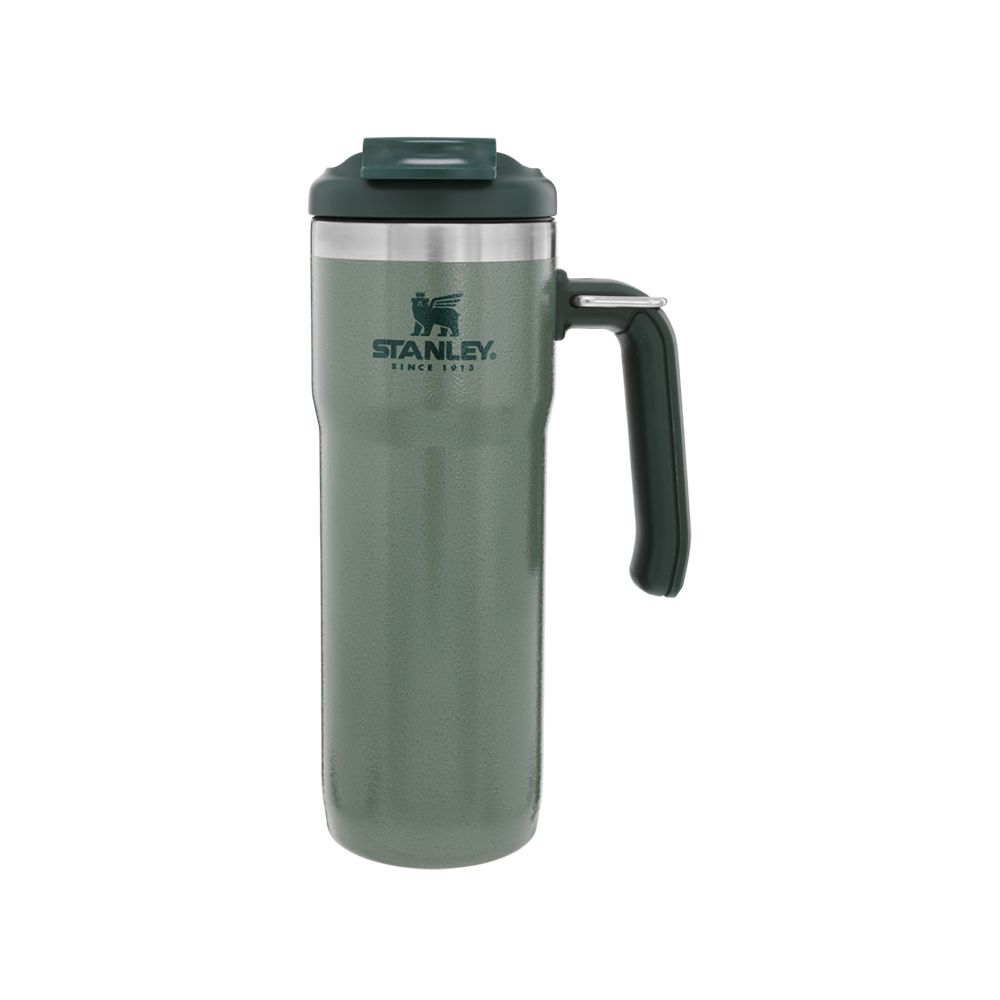 STANLEY CLASSIC TWINLOCK TRAVEL MUG HAMMERTONE GREEN