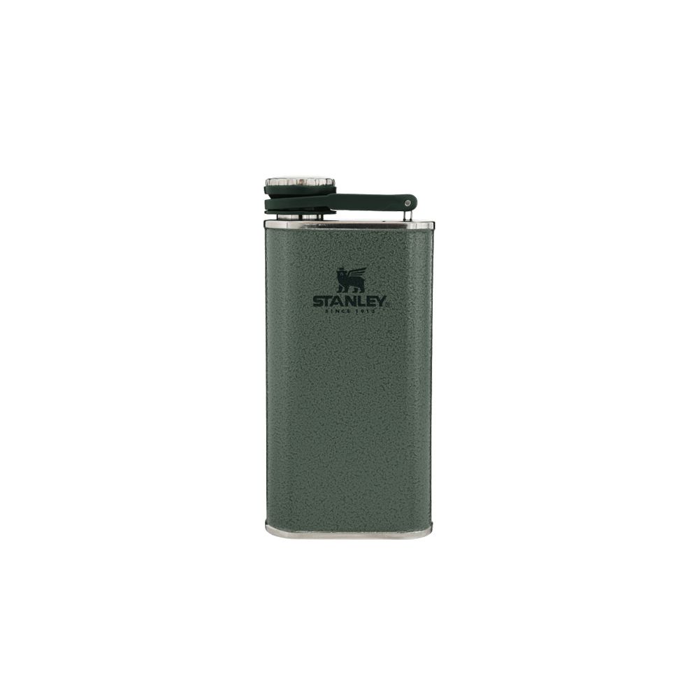 STANLEY CLASSIC WIDE MOUTH FLASK 8OZ HAMMERTONE GREEN