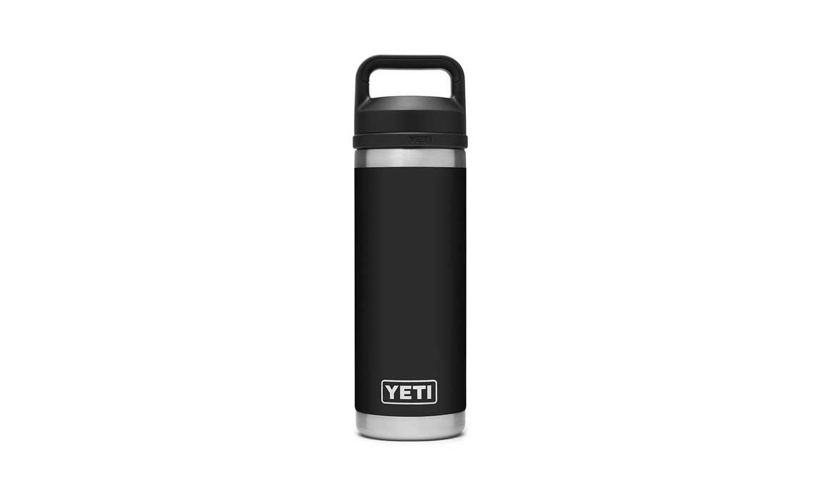 YETI RAMBLER 18OZ BOTTLE WITH CHUG BLACK