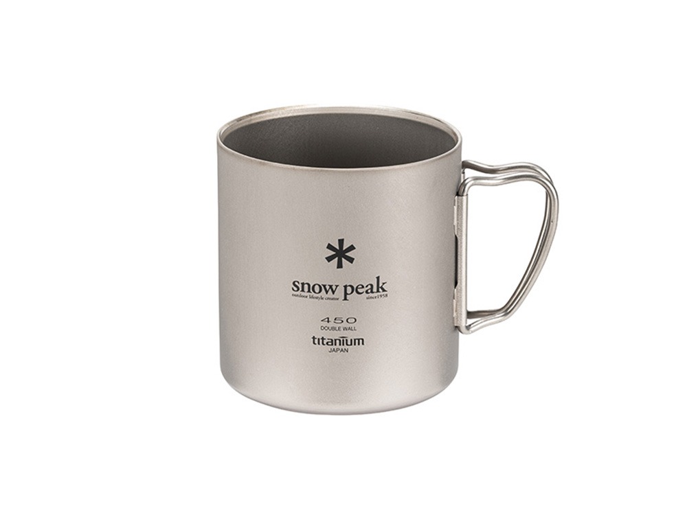 SNOW PEAK TITANIUM DOUBLE WALL MUG 450 (2023)