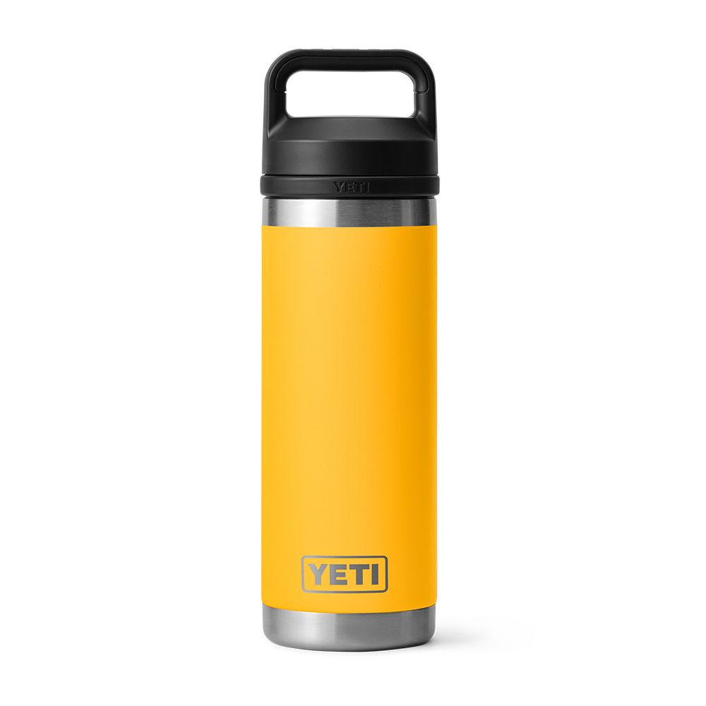 YETI RAMBLER 18OZ BOTTLE WITH CHUG ALPINE YELLOW