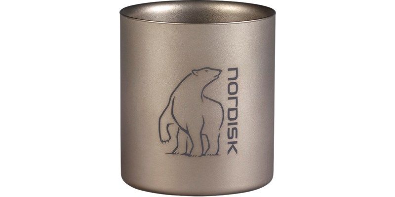 NORDISK TITANIUM MUG DOUBLEWALL 220ML.