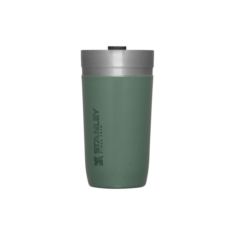 STANLEY GO VACUUM TUMBLER 16OZ HAMMERTONE GREEN