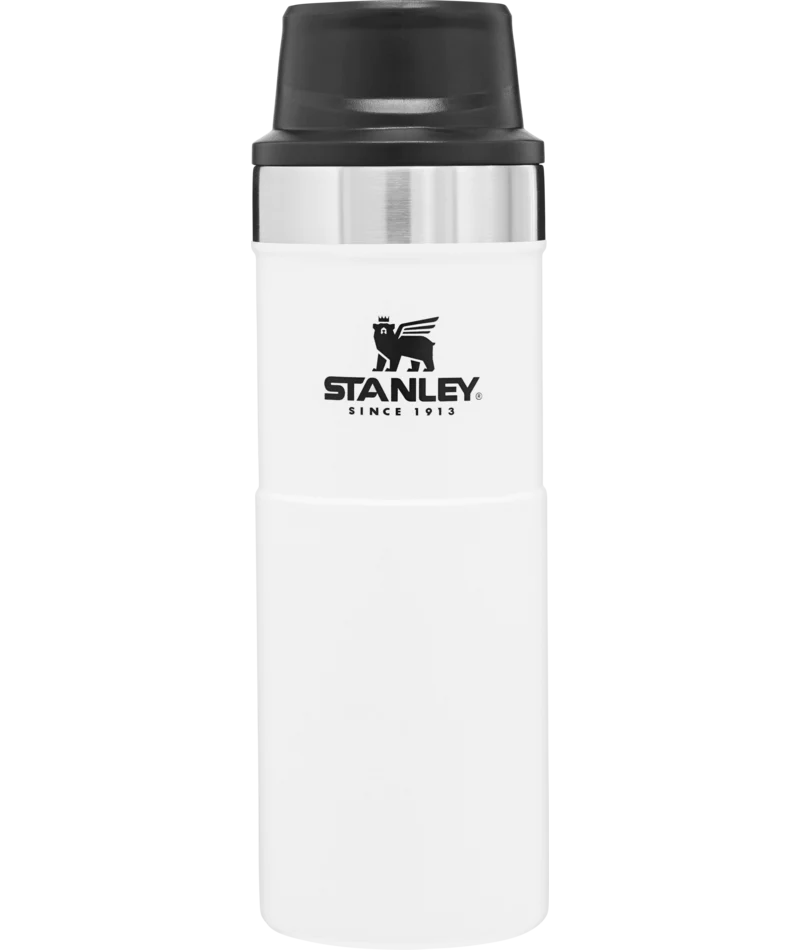 STANLEY CLASSIC TRIGGER ACTION MUG 16OZ POLAR WHITE