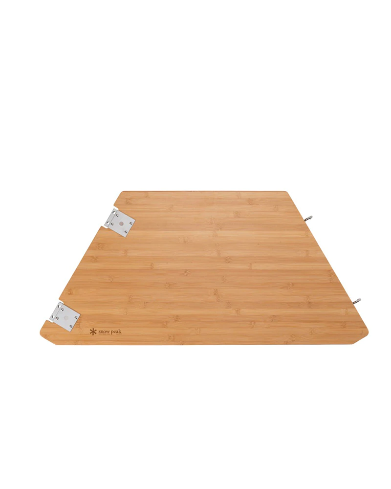 SNOW PEAK  IGT MULTIFUNCTION OPEN BAMBOO TABLE TOP LEFT