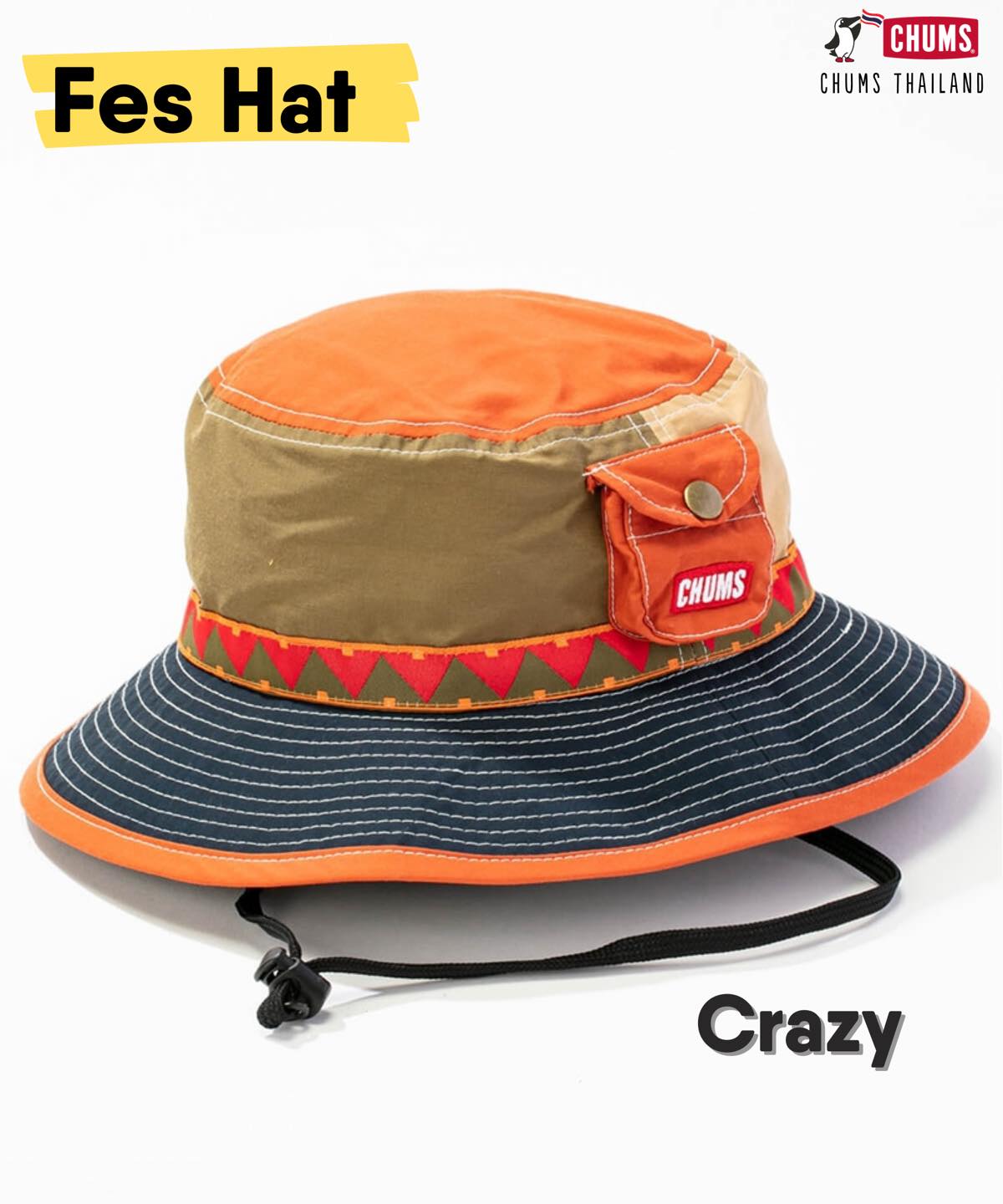 CHUMS FES HAT CRAZY