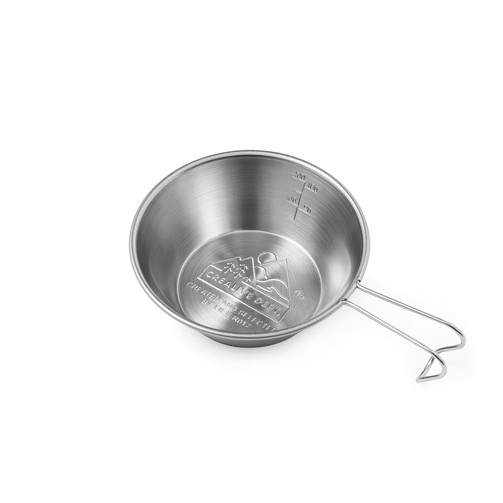 FILTER017 MOUNTAIN PEAK LOGO STAINLESS STEEL SIERRA CUP