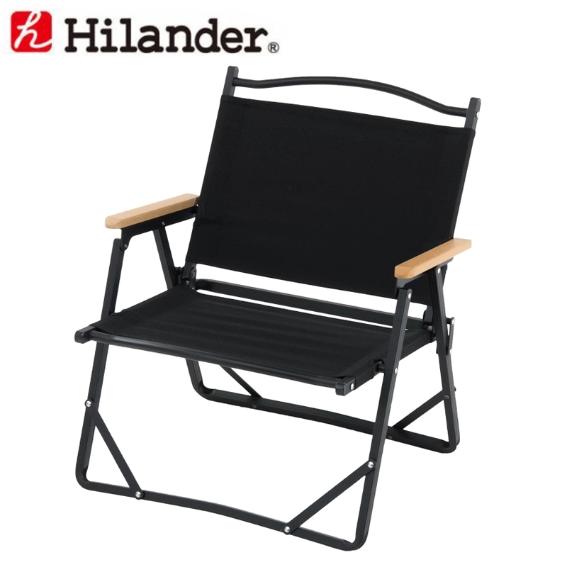 HILANDER ALLUMINIUM DECK CHAIR [BLACK]