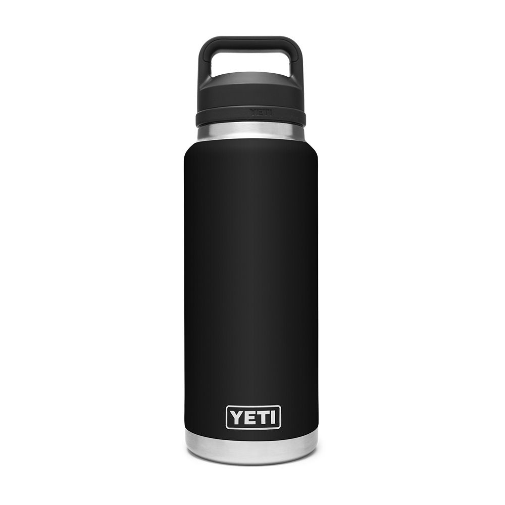 YETI AMBLER 36OZ BOTTLE WITH CHUG BLACK