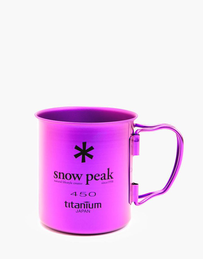 SNOW PEAK TITANIUM SINGLE WALL 450ML (PURPLE)