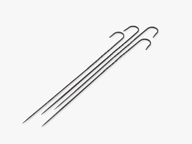 BAREBONES COWBOY GRILL STEEL STEWER (SET OF 4)