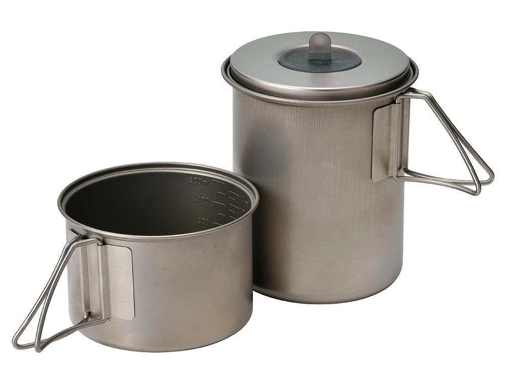 SNOW PEAK MINI SOLO COOK SET TITANIUM