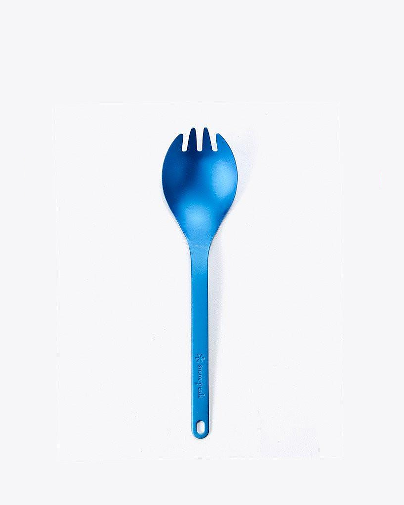 SNOW PEAK TITANIUM SPORK BLUE