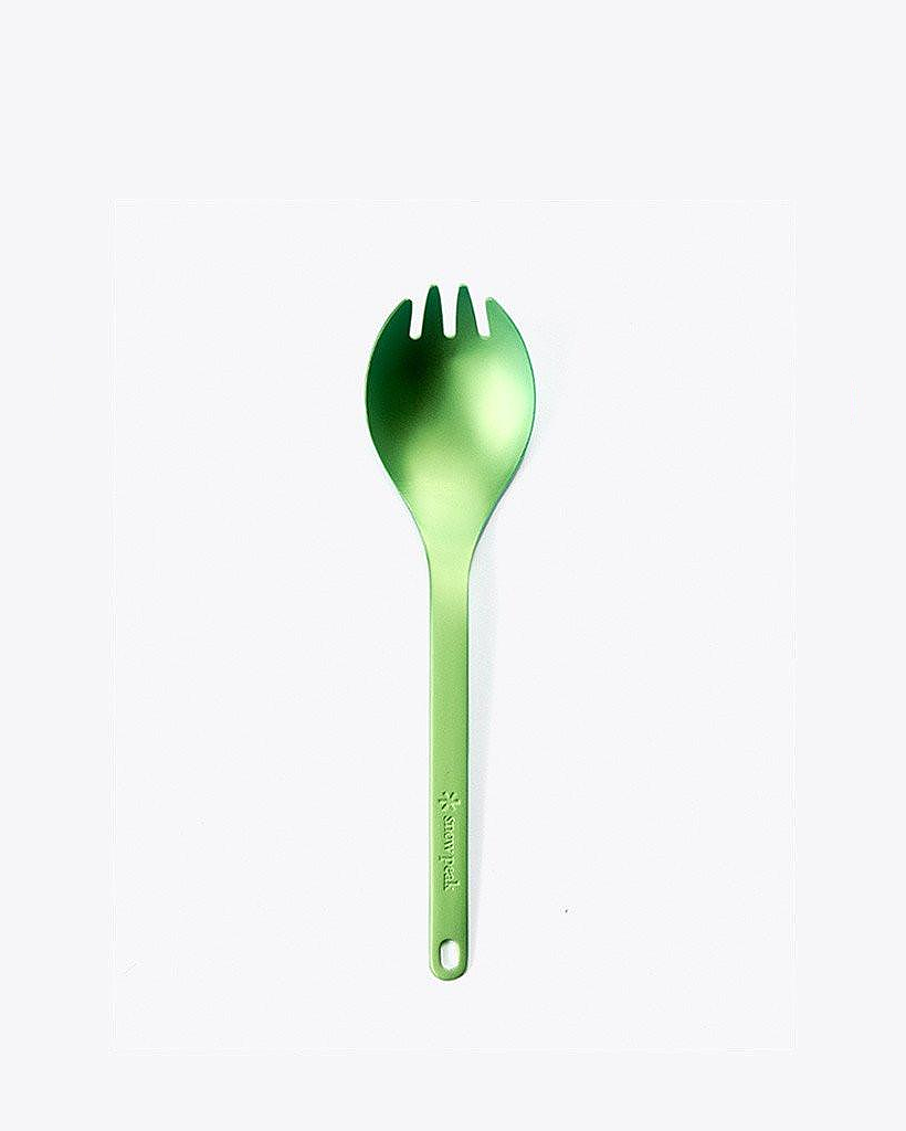 SNOW PEAK TITANIUM SPORK GREEN