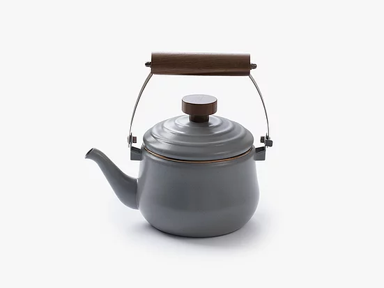 BAREBONES ENAMEL TEAPOT [SLATE GREY]