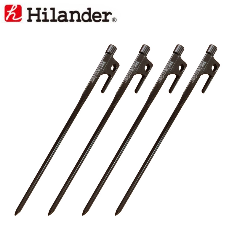 HILANDER STAKE 28CM 4PCS. BLACK