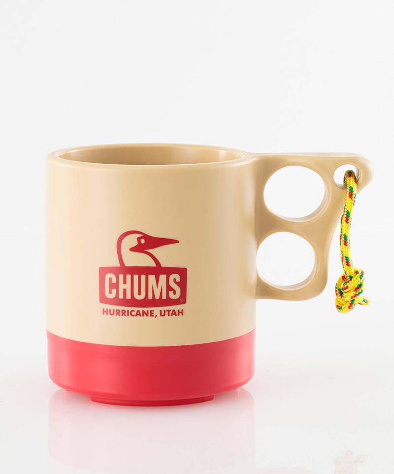 CHUM CAMPER MUG BEIGE - RED