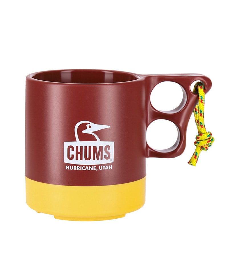 CHUMS CAMPER MUG BURGUNDY-YELLOW