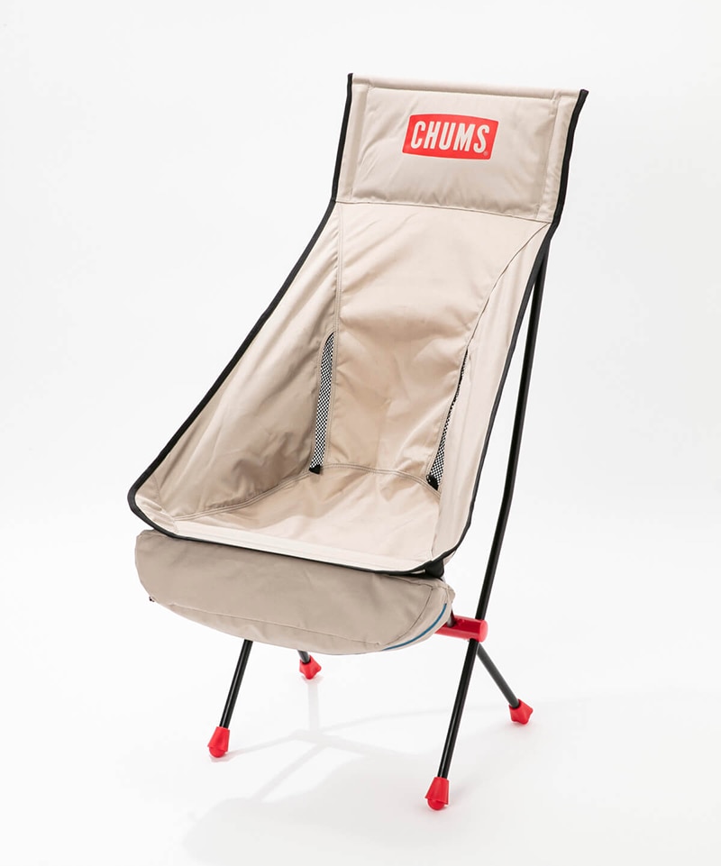 CHUMS FOLDING CHAIR BOOBY FOOT HIGH [GREY]