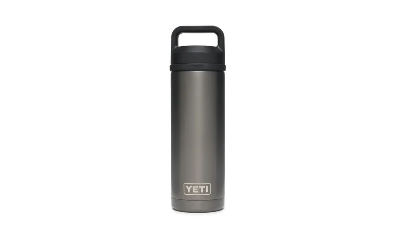 YETI RAMBLER 18OZ BOTTLE WITH CHUG GRAPHITE