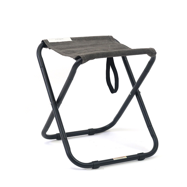 POST GENERAL WAXED CANVAS COMPACT STOOL GREY