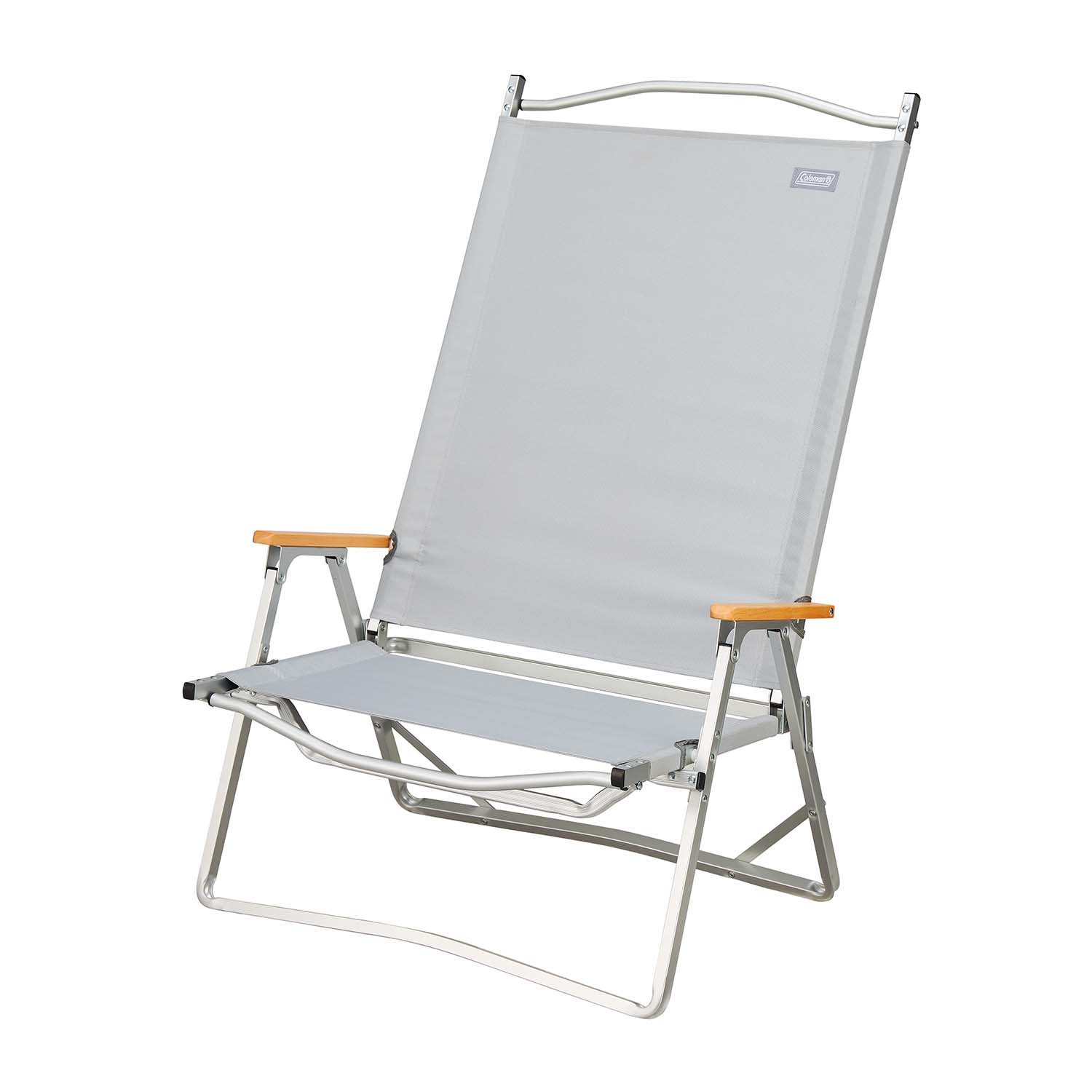 COLEMAN JAPAN FOLDING CHAIR WIDE GREY