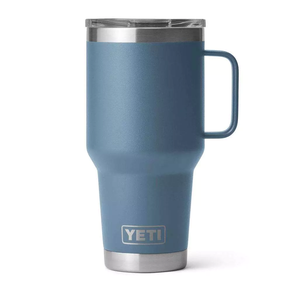 YETI RAMBLER 30OZ TRAVEL MUG NORDIC BLUE