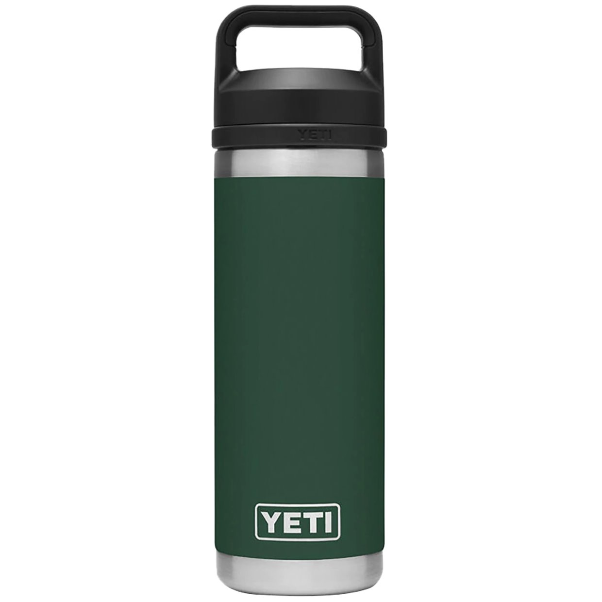 YETI RAMBLER 18OZ BOTTLE WITH CHUG NORTHWOODS GREEN