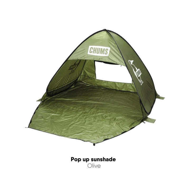 CHUMS POP UP SUNSHADE 2 (OLIVE)