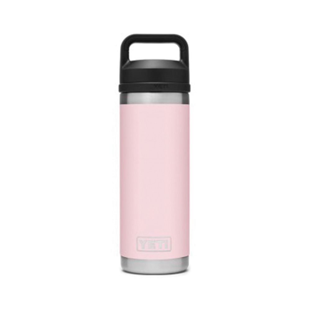 YETI RAMBLER 18OZ BOTTLE WITH CHUG ICE PINK