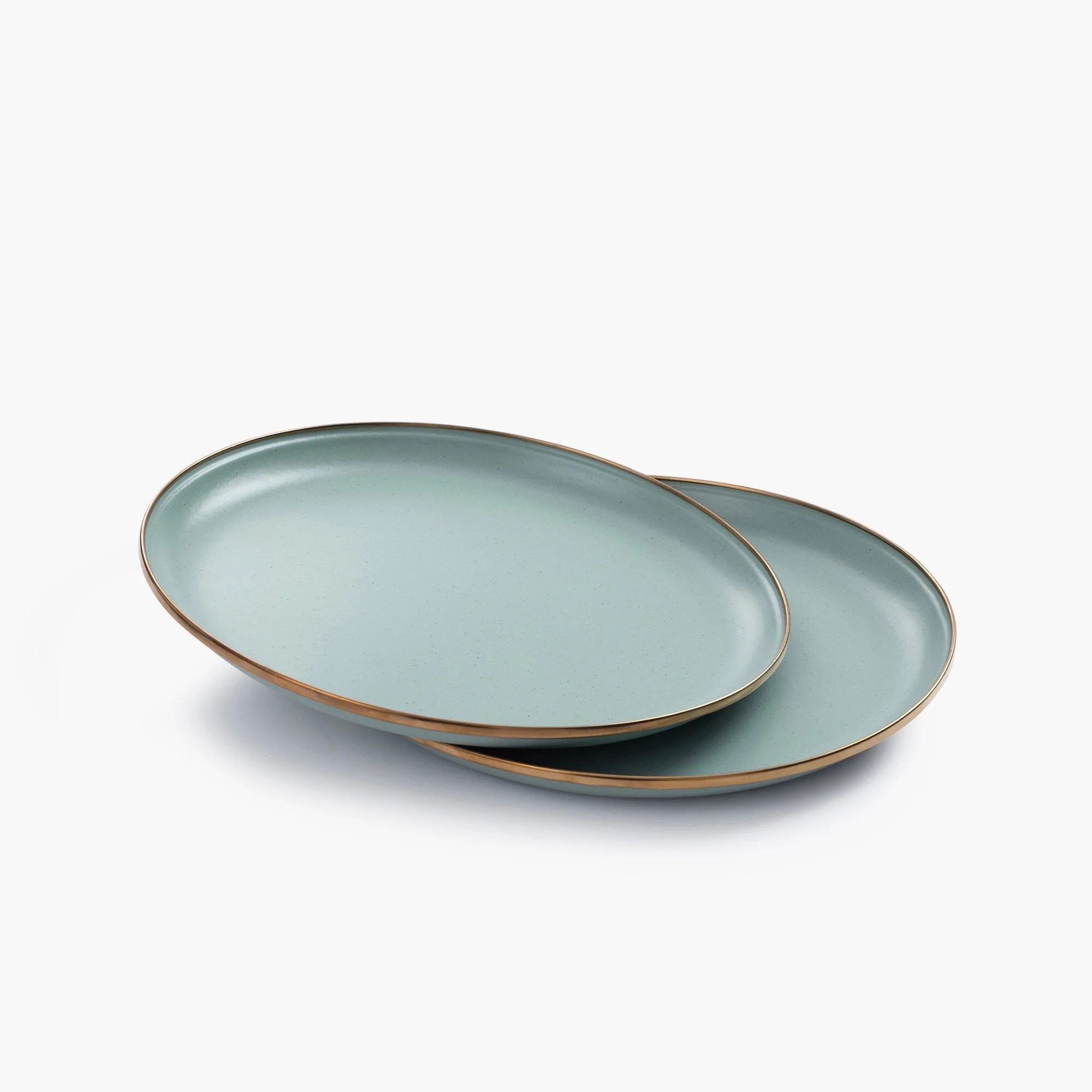 BAREBONES ENAMEL PLATE SET OF 2 [MINT]