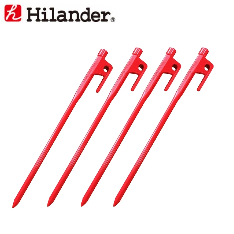 HILANDER STAKE 28CM 4PCS. RED