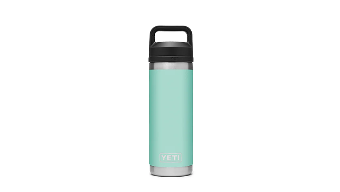 YETI RAMBLER 18OZ BOTTLE WITH CHUG SEAFOAM