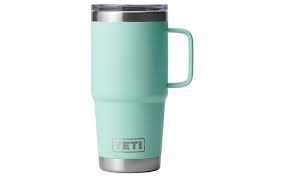 YETI RAMBLER 20OZ TRAVEL MUG SEAFORM