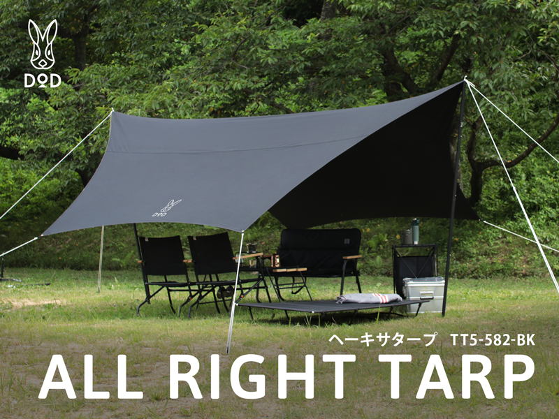 DOD ALL RIGHT TARP [BLACK]